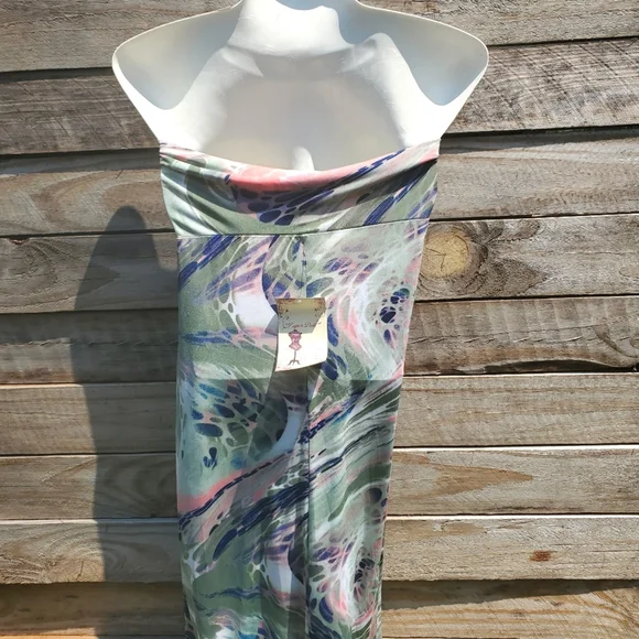 Paper Doll Beaded Strapless Dress - Picture 5 of 8